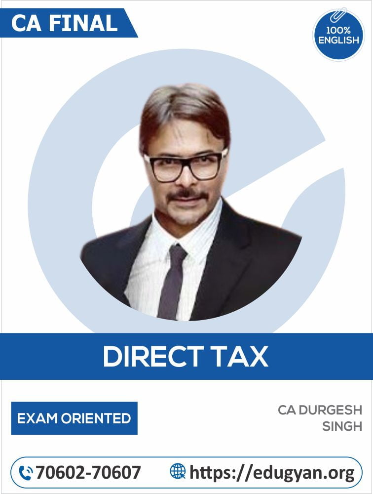 Ca Final Direct Tax International Taxation Dt Exam Oriented Batch