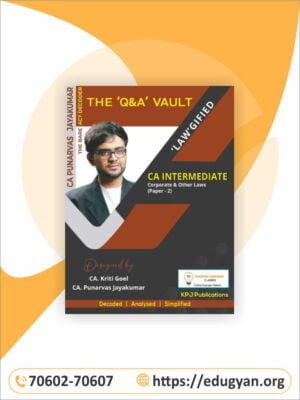 CA Inter Corporate & Other Law Q & A Vault By CA Punarvas Jayakumar (New Syllabus)