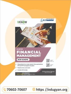 CA Inter Financial Management Book By CA Vinod Agarwal (New Syllabus)