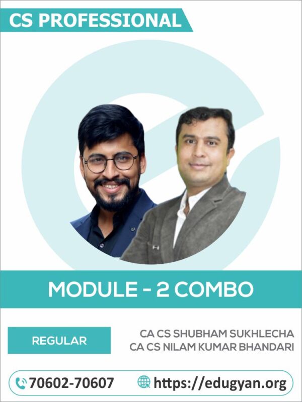 CS Professional CRVI, CFSM & IBC Combo By CA Shubham Sukhlecha & CA Neelamkumar Bhandari