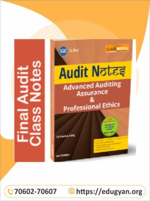 CA Final Audit Notes (Colored Book) 2nd Edition By CA Pankaj Garg (New Syllabus)