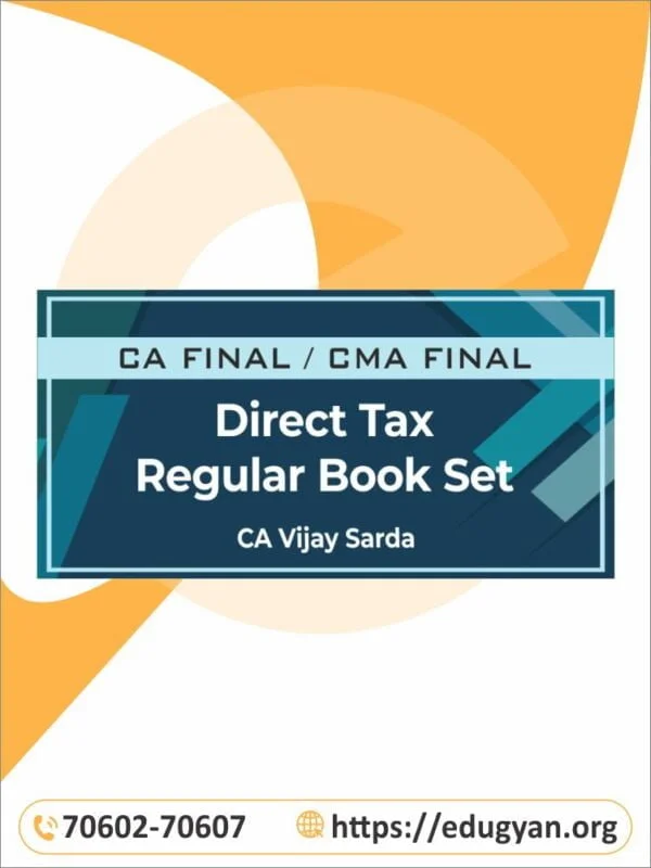 CA Final DT Regular Books Set By CA Vijay Sarda (2022 Syllabus)