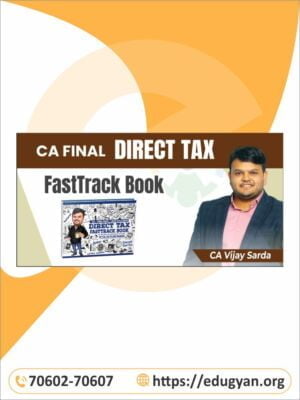 CA Final DT Fastrack Books Only By CA Vijay Sarda (2022 Syllabus)