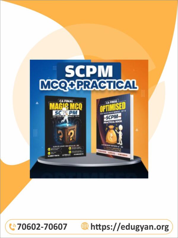 CA Final SCPM Magic Book & Practical Book By CA Sankalp Kanstiya (New Syllabus)