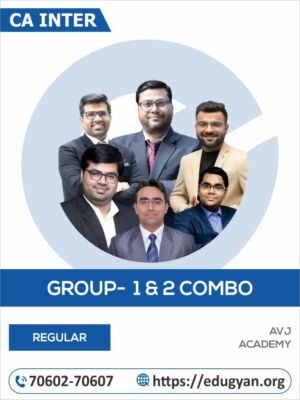 CA Inter Group I & II All Subject Combo By AVJ Academy (New Syllabus)