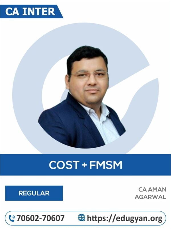CA Inter Costing & FM-SM Combo By CA Aman Agarwal & CA Aaditya Jain (New Syllabus)