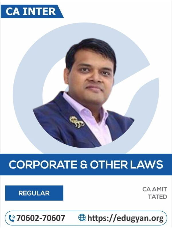 CA Inter Corporate & Other Laws By CA Amit Tated