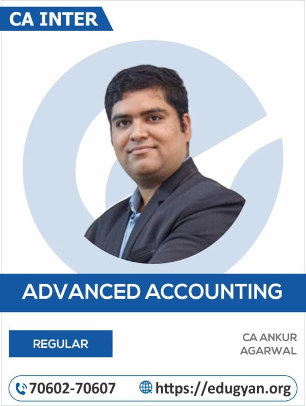 CA Inter Advanced Accounting By CA Ankur Agarwal