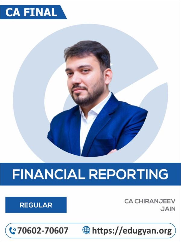 CA Final Financial Reporting (FR) By CA Chiranjeev Jain (English)