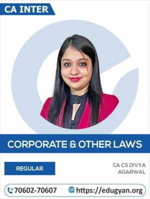 CA Inter Corporate Law By CA CS Divya Agarwal