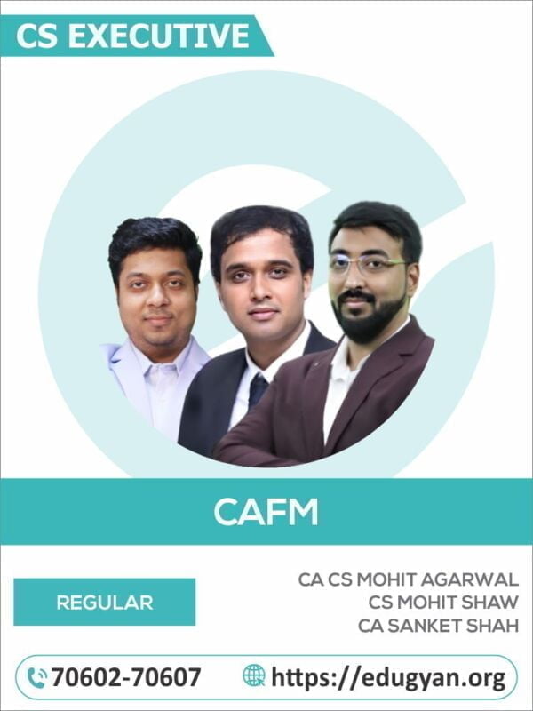 CS Executive Corporate Accounting & Finanacial Management By CA CS Mohit Agarwal, CS Mohit Shaw & CA Sanket Shah