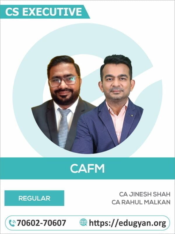 CS Executive Corporate Accounting & Financial Management By CA Jinesh Shah & CA Rahul Malkan
