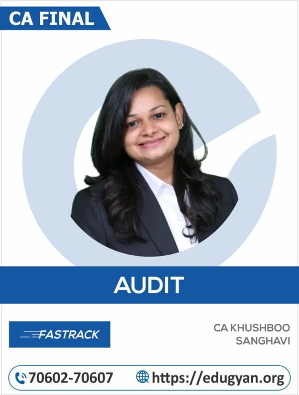 CA Final Advanced Auditing & PE Fast Track By CA Khushboo G Sanghavi