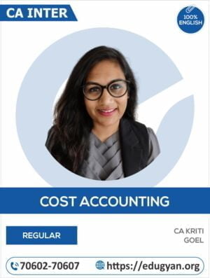 CA Inter Cost & Management Accounting By CA Kriti Goel (English)
