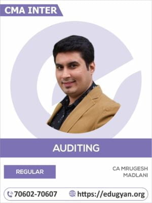 CMA Inter Auditing By CA Mrugesh Madlani (New Syllabus)