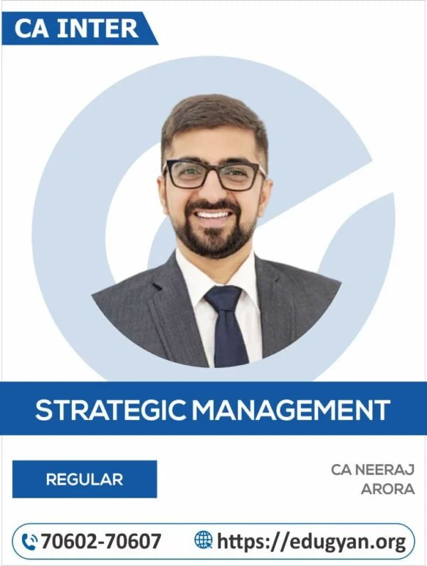 CA Inter Strategic Management By CA Neeraj Arora