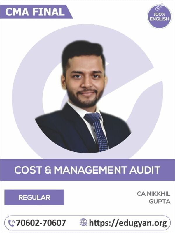 CMA Final Cost & Management Audit By CA Nikkhil Gupta (English)