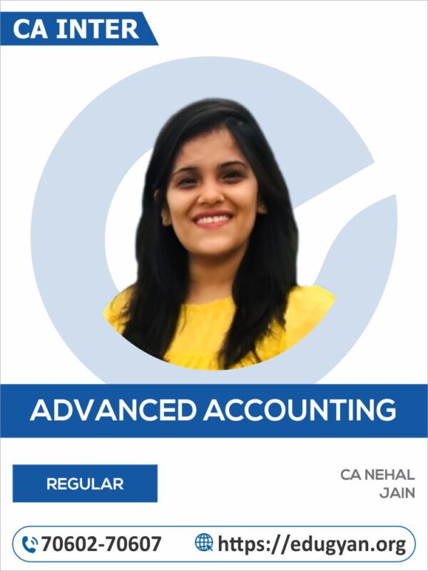 CA Inter Advanced Accounting By CA Nehal Jain