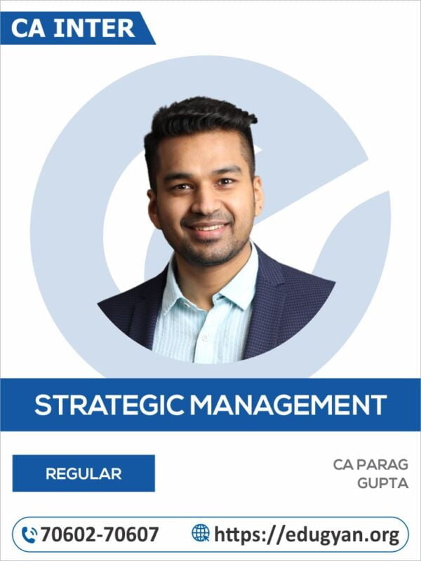 CA Inter Strategic Management (SM) By CA Parag Gupta