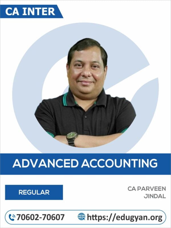 CA Inter Advanced Accounting By CA Parveen Jindal