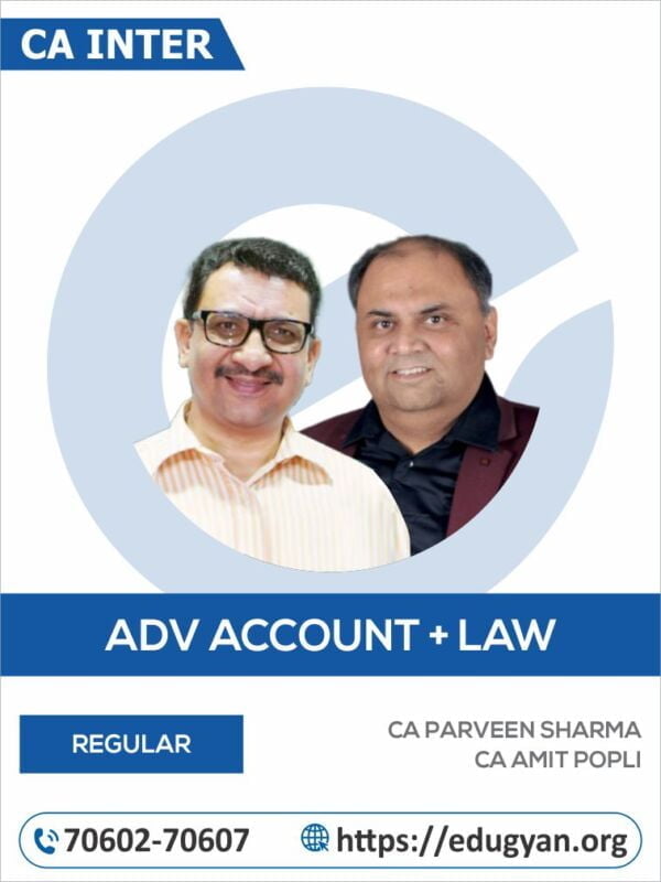 CA Inter Advanced Accounting & Law Combo CA Parveen Sharma & CA Amit Popli