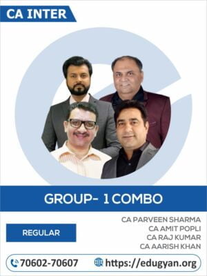 CA Inter Group- I Adv Accounts, Law, Income Tax, GST & Cost and Management Accounting Combo By CA Parveen Sharma, CA Amit Popli, CA Aarish Khan, CA Raj Kumar & CIMA Sinddhant Sonthalia (New Syllabus)