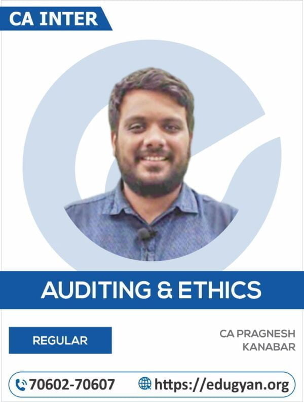 CA Inter Auditing By Pragnesh Kanabar