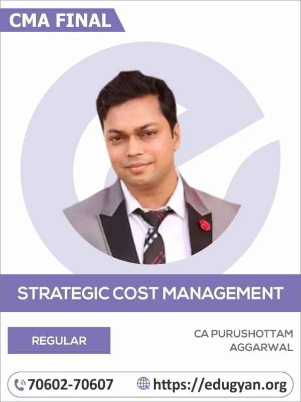 CMA Final Strategic Cost Mgt-Decision Making (SCM) By CA Purushottam Aggarwal