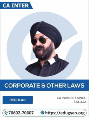 CA Inter Corporate Other Laws By CA Pavneet Singh Saluja