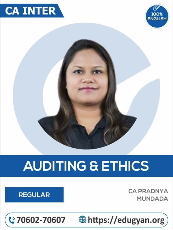 CA Inter Auditing & Ethics By CA Pradnya Mundada (English)