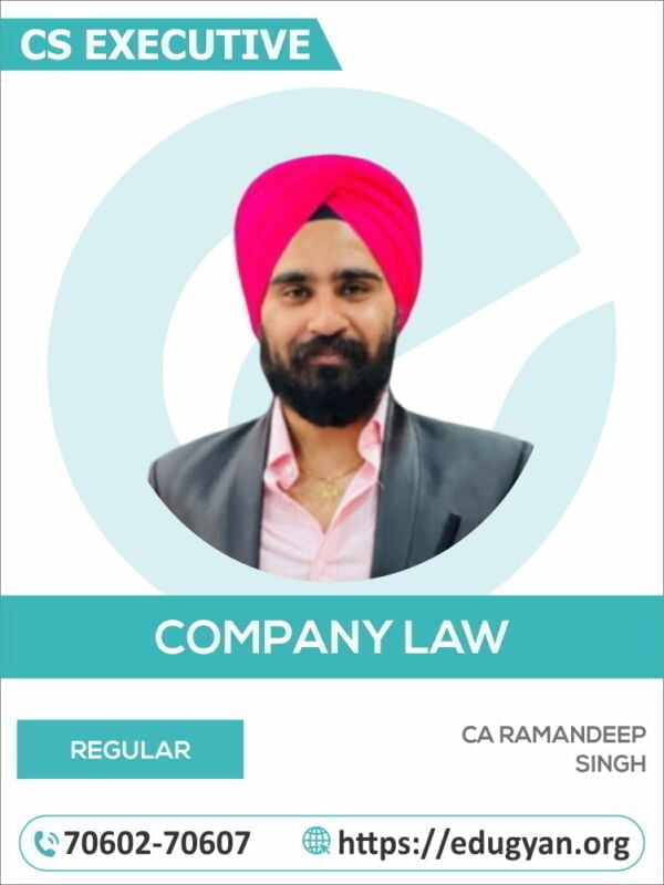 CS Executive Company Law By CS Ramandeep Singh