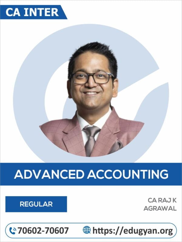 CA Inter Advanced Accounting By CA Raj K Agrawal