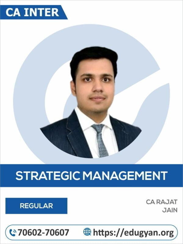 CA Inter Strategic Management (SM) By CA Rajat Jain