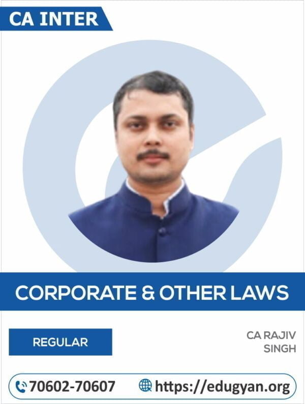 CA Inter Corporate Other Law By CA Rajiv Singh