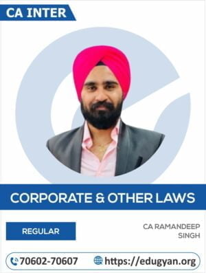 CA Inter Corporate Other Laws By CA Ramandeep Singh