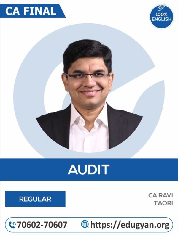 CA Final Advanced Auditing & PE By CA Ravi Taori (English)