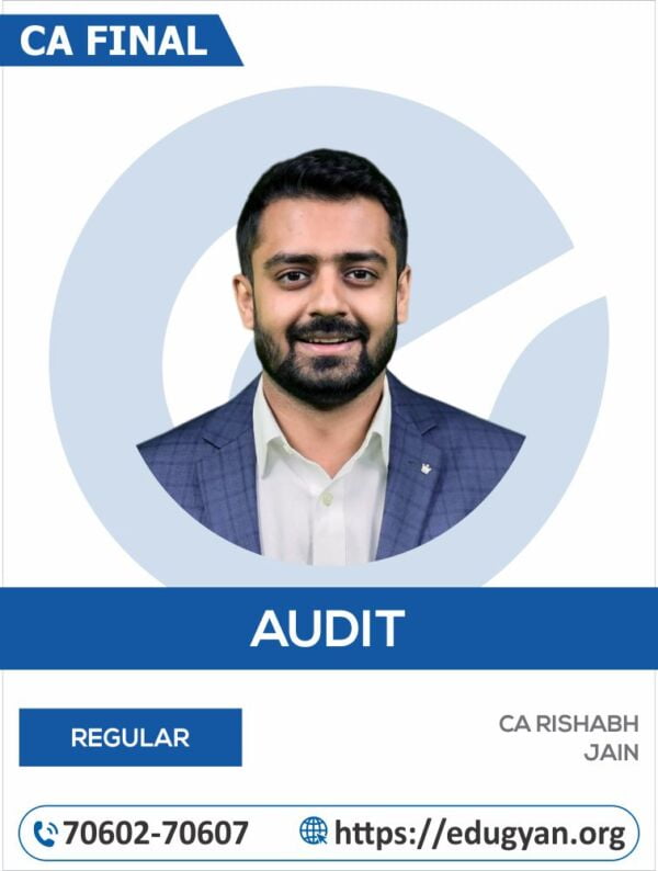 CA Final Advanced Auditing & PE By CA Rishabh Jain