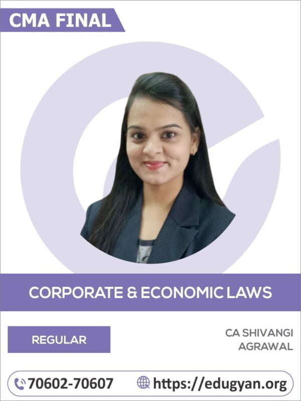 CMA Final Corporate & Economic Law By CA Shivangi Agrawal