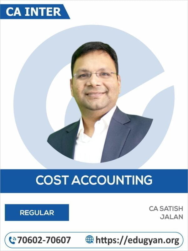 CA Inter Cost & Management Accounting By CA Satish Jalan