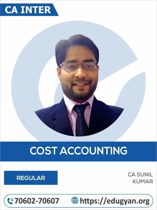 CA Inter Cost & Management Accounting By CA Sunil Kumar