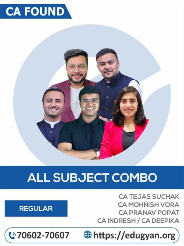 CA Foundation All Subjects Combo By Ultimate CA Classes