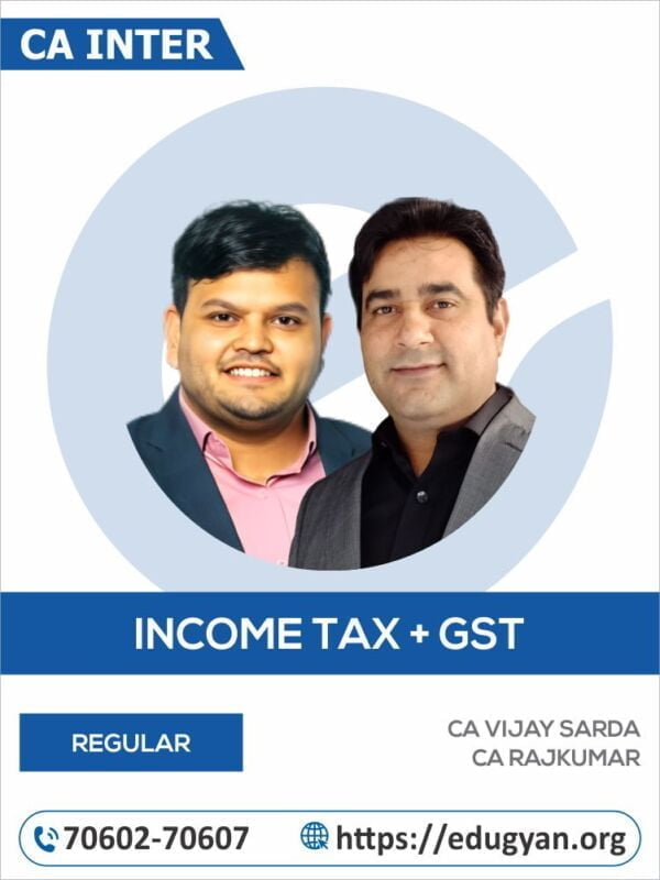 CA Inter Taxation By CA Vijay Sarda & CA Rajkumar