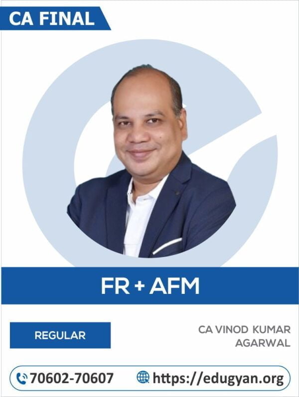 CA Final FR & AFM Combo By Vinod Kumar Agarwal (New Syllabus)