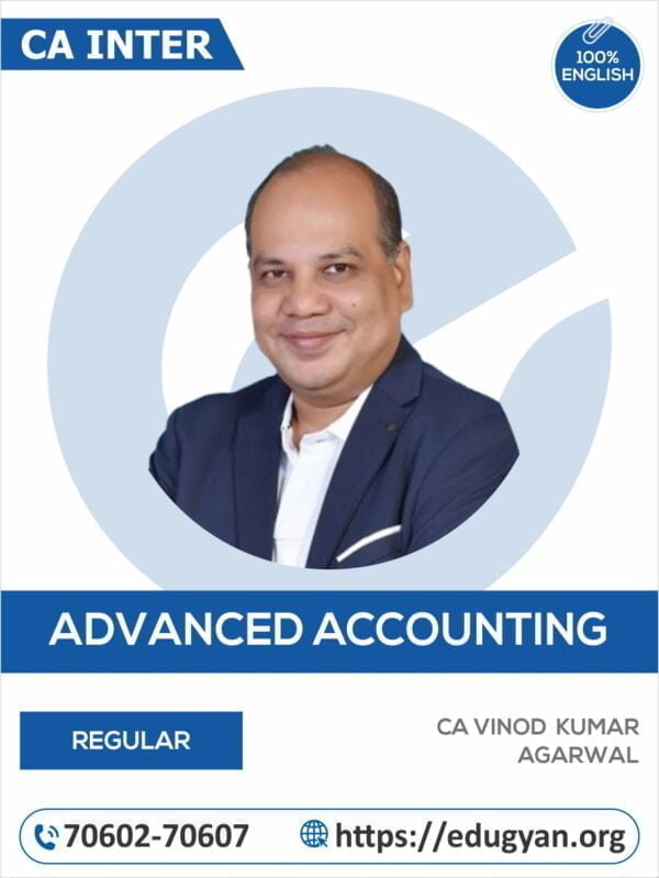 CA Inter Advanced Accounting By CA Vinod Kumar Agarwal (English)