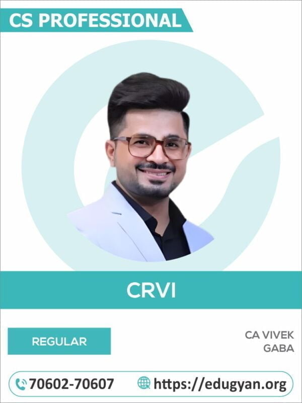 CS Professional Corporate Restructing By CA Vivek Gaba
