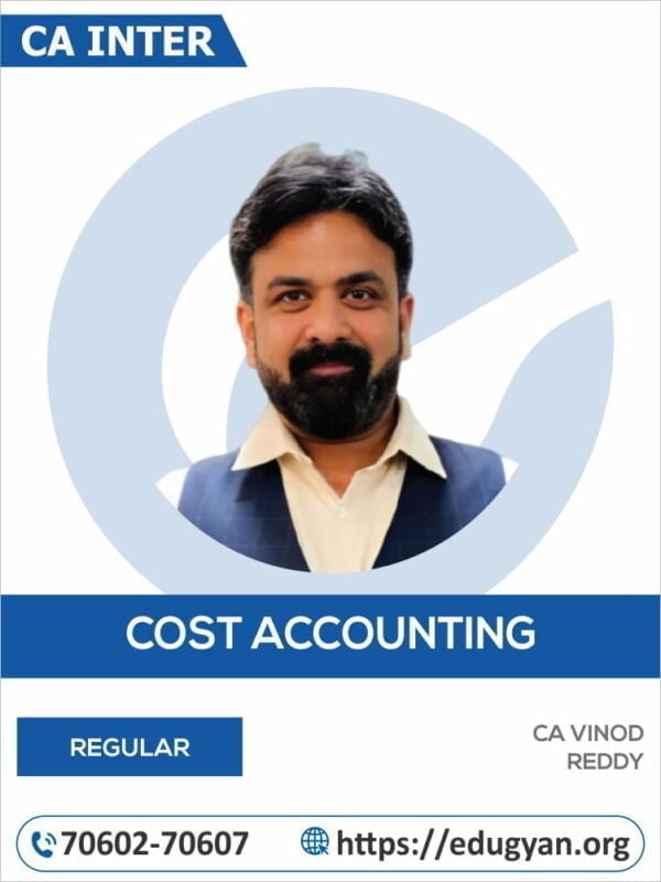 CA Inter Cost & Management Accounting By CA Vinod Reddy