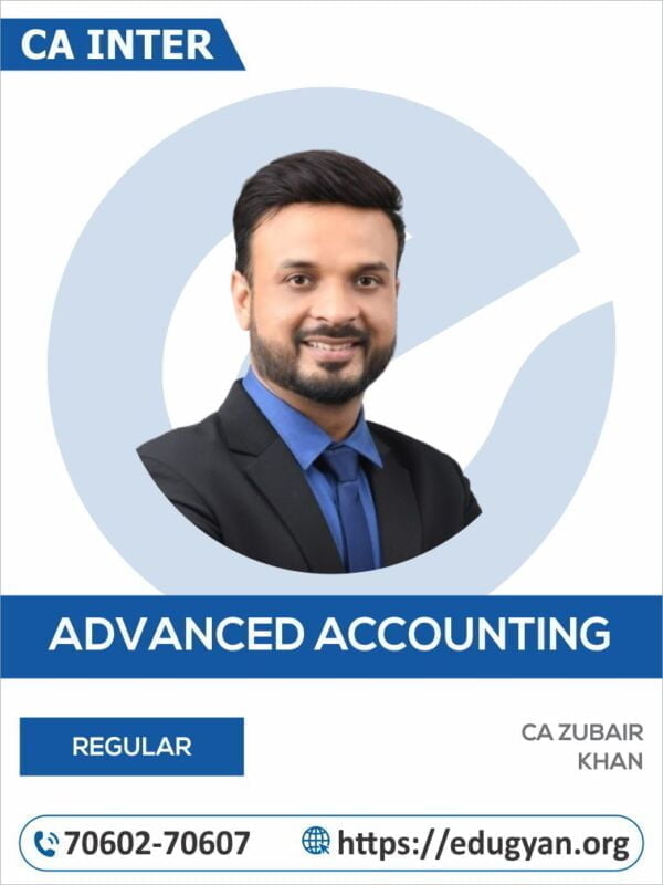 CA Inter Advanced Accounting By CA Zubair Khan