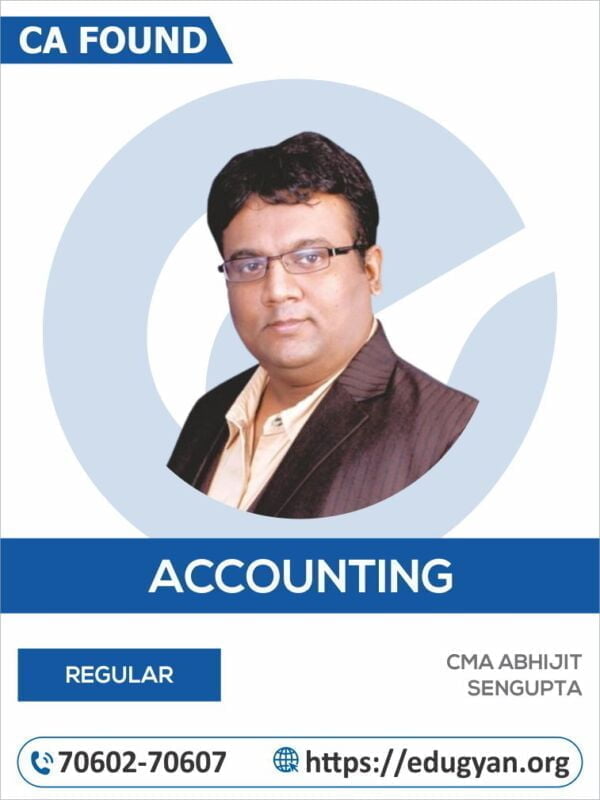 CA Foundation Principles & Practice of Accounting Param Smart Classroom Batch By CMA Abhijit Sengupta