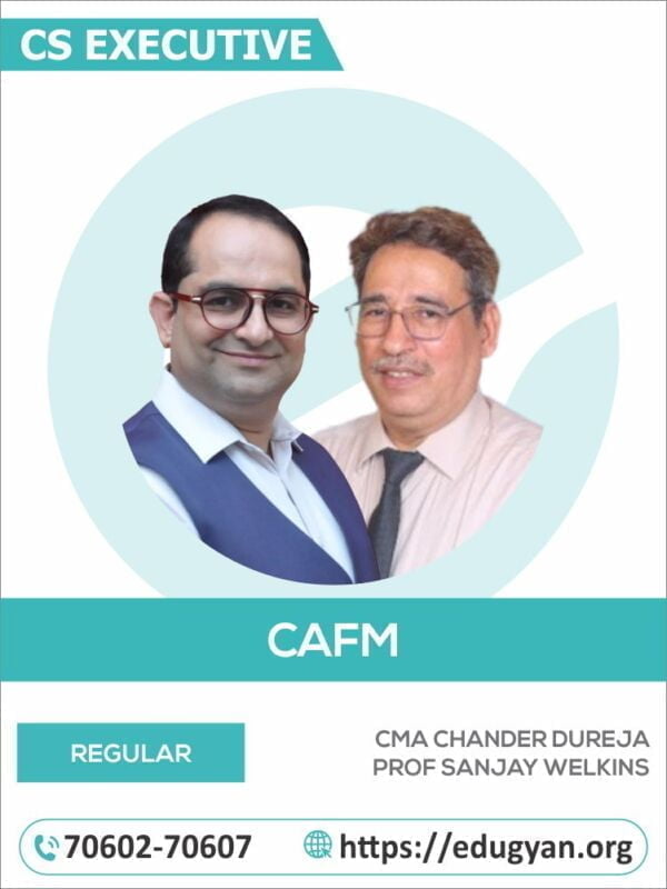 CS Executive Corporate Accounting & Financial Management By CMA Chander Dureja & Prof Sanjay Welkins