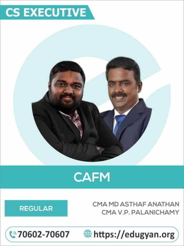 CS Executive Corporate Accounting & Financial Management By CMA Md Asthaf Anathan & CMA V.P. Palanichamy (English)